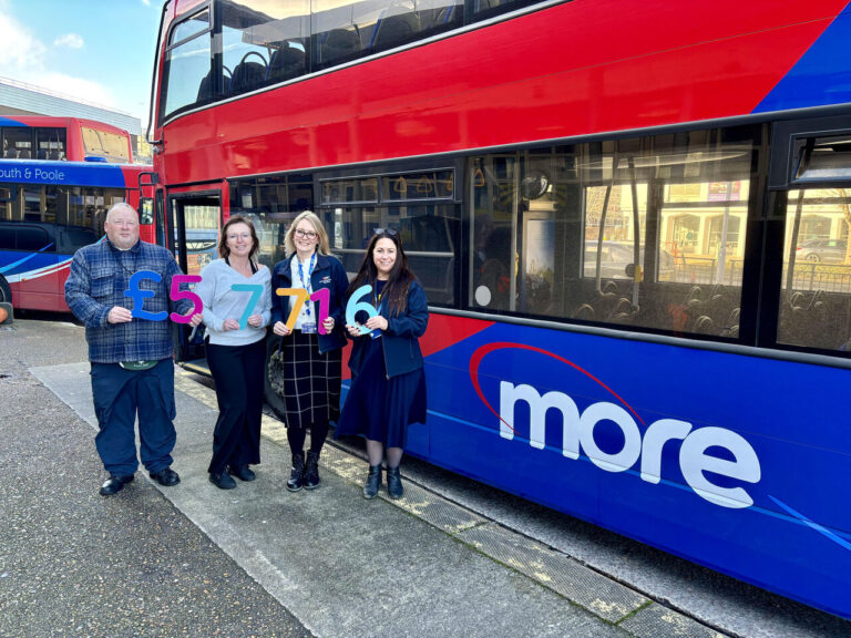 Morebus raises £57,700 for Dorset hospitals charity