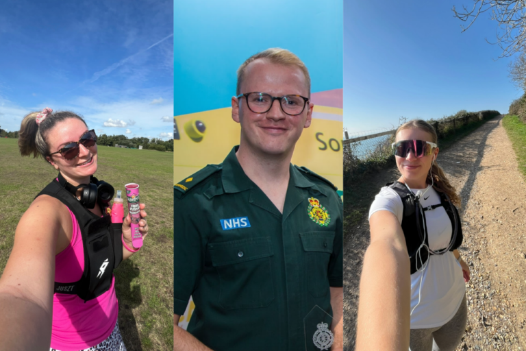 Ambulance staff run half marathon for charity