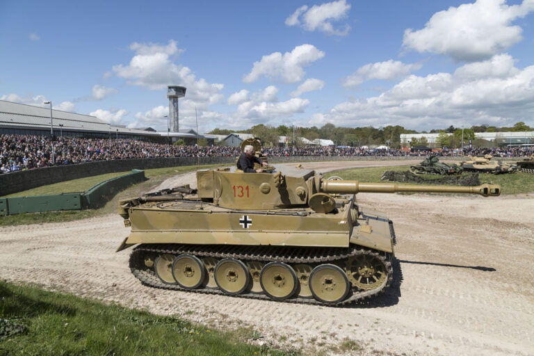 Tiger 131 tank on display in Dorset