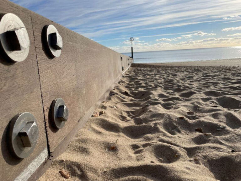 Groyne works finished early on BCP coast