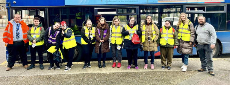 Students tour Poole bus depot operations