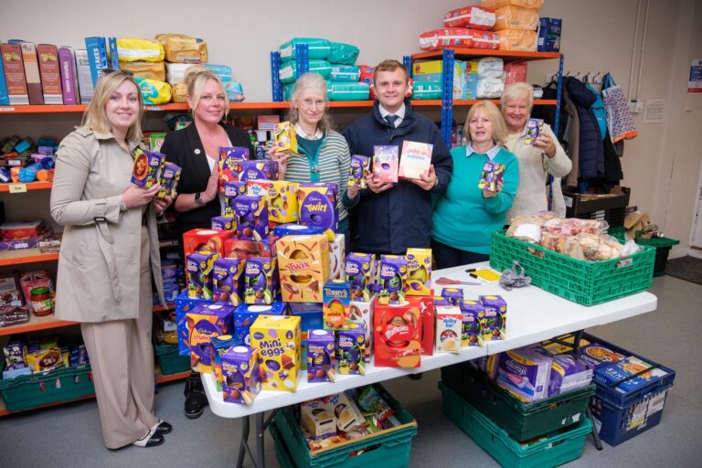 Easter eggs donated to food banks by Hendy