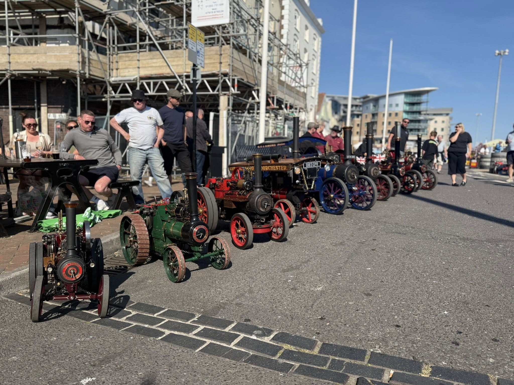 Mini steam engines return to Poole Quay