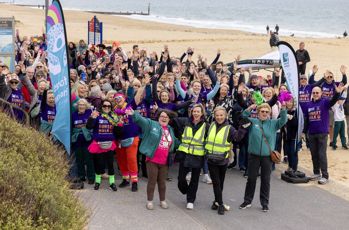 Hundreds join hospice sunset walk fundraiser