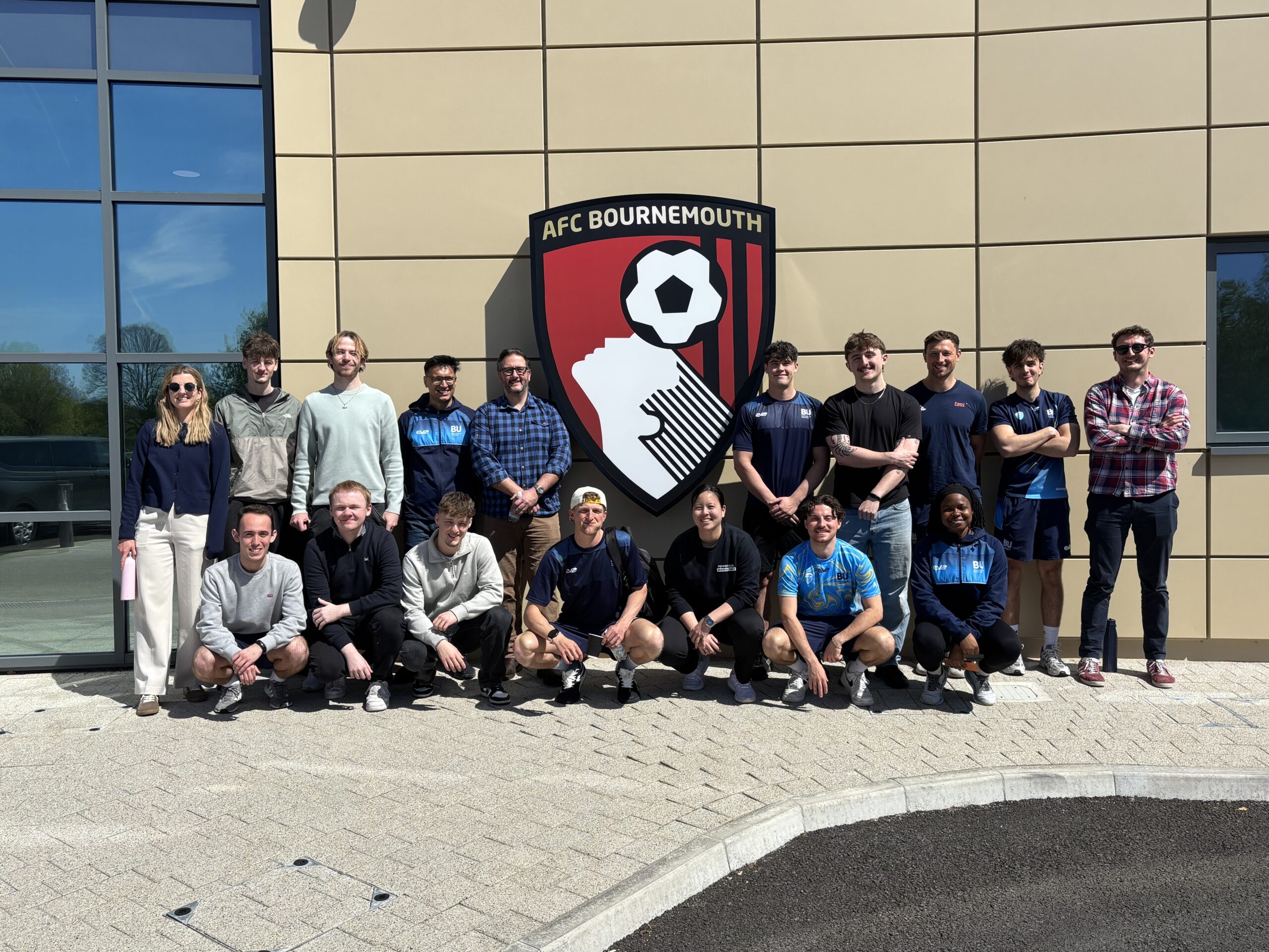 BU students visit AFCB training base