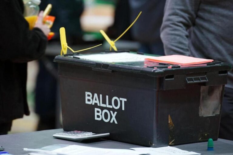 Town council votes being counted today