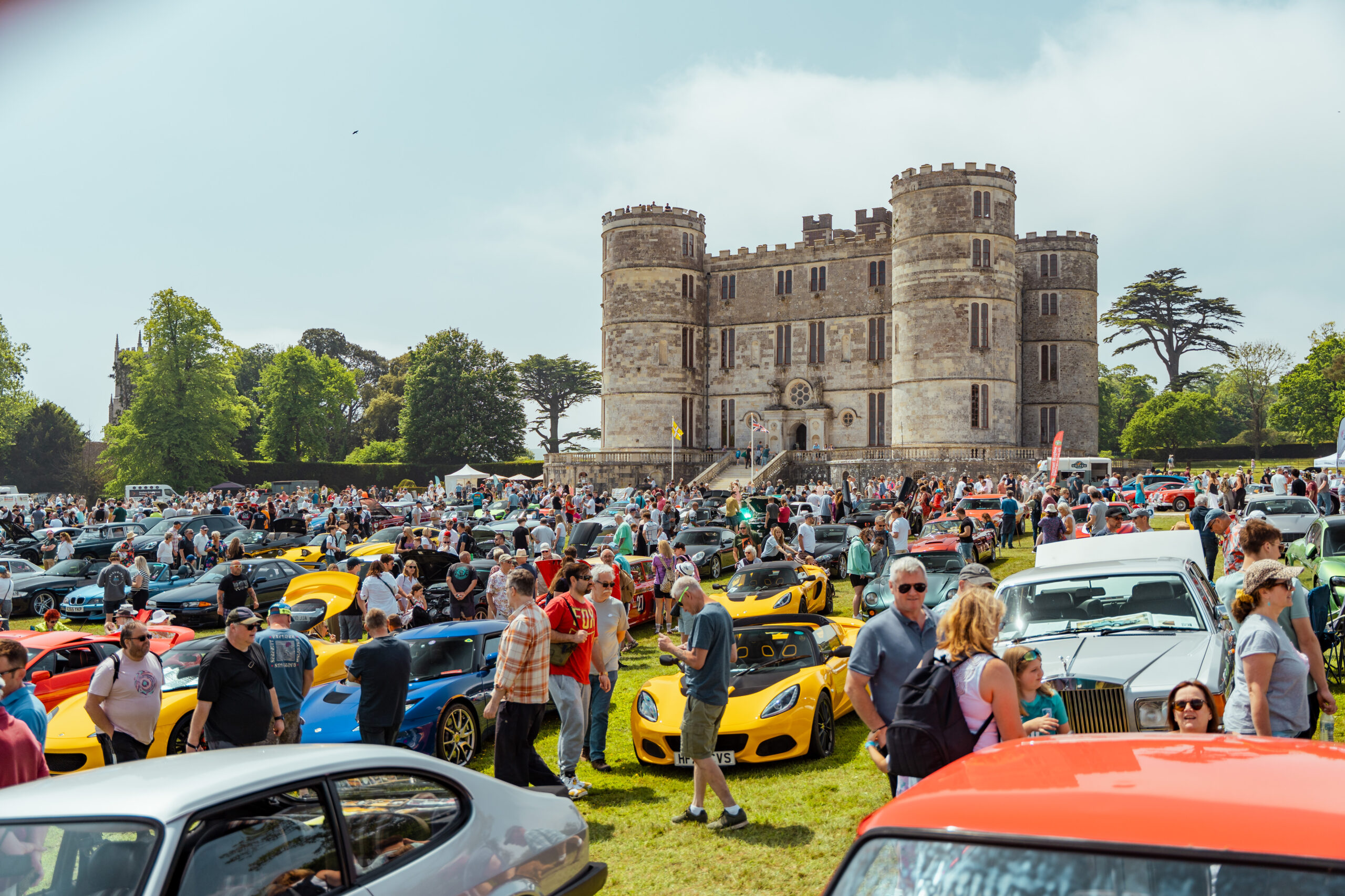 Motor show marks 10 years at castle