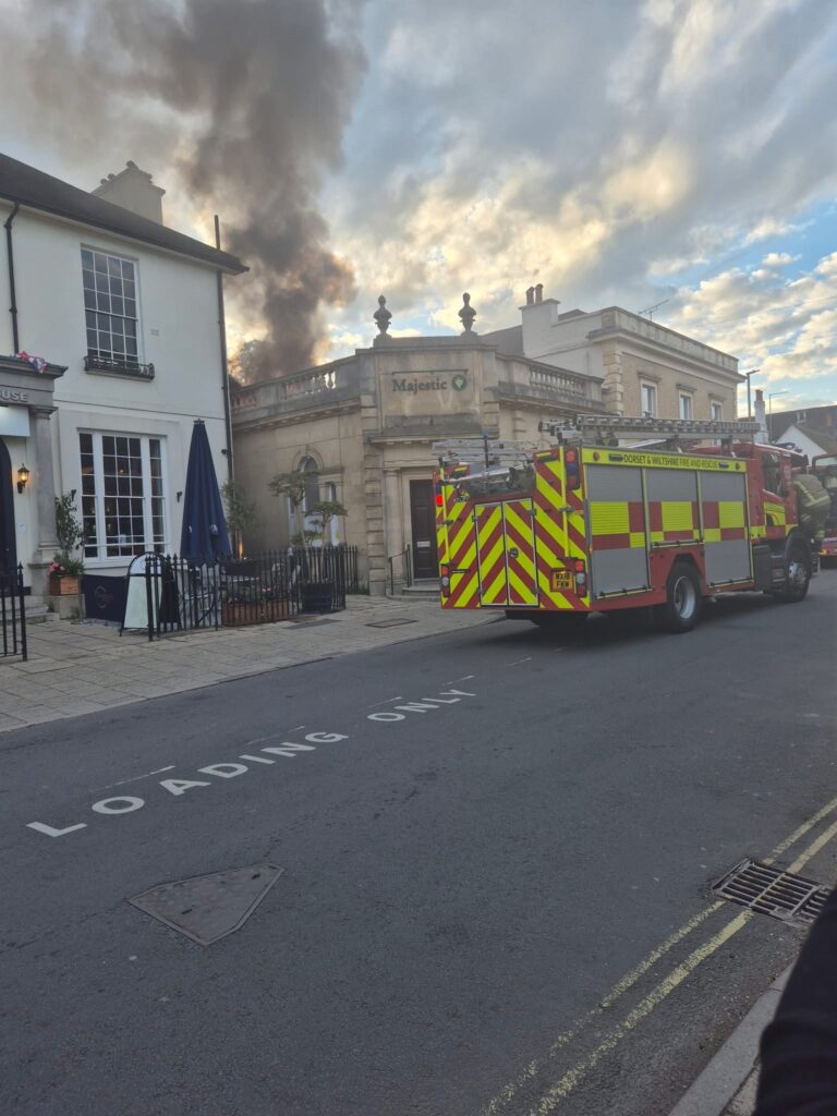 Restaurant fire in West Borough Wimborne