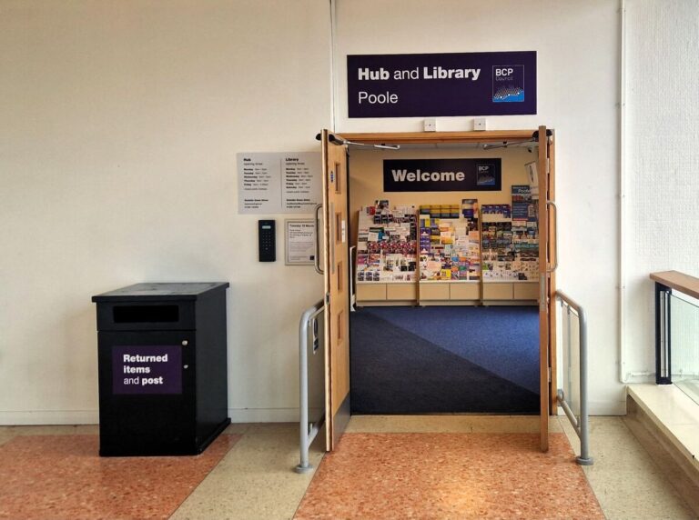 Poole library RAAC removal works begin