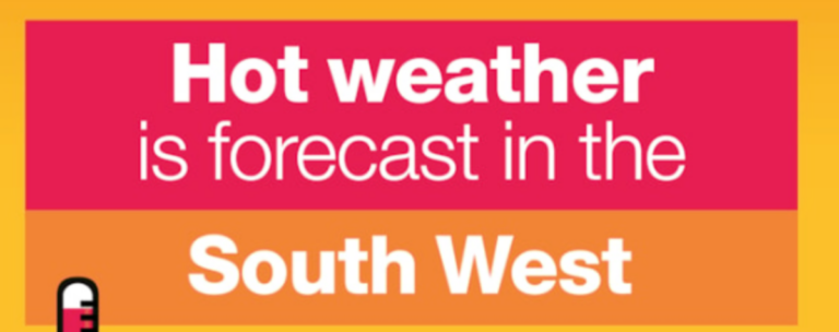 Heat-health alert issued for South West