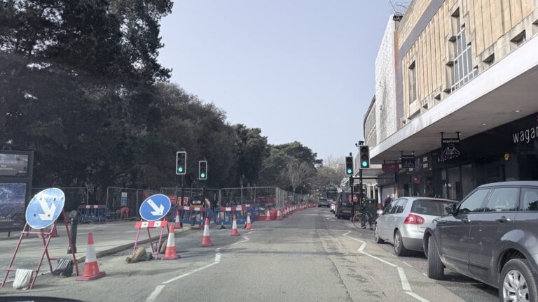 Bus stop changes for Westover Road work