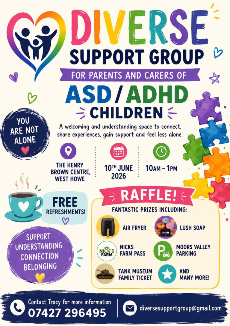 Support group for ASD and ADHD families
