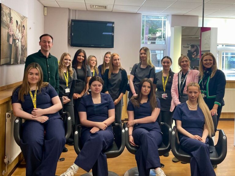 MP visits sustainable hairdressing scheme
