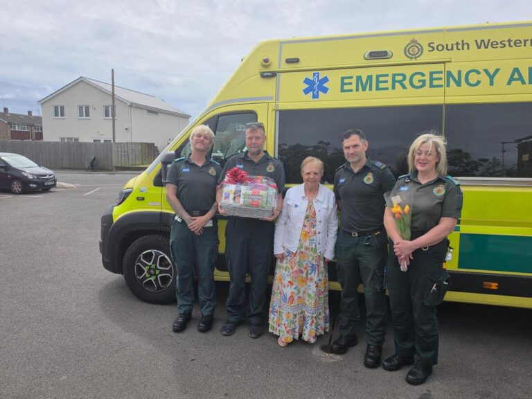 Cardiac arrest survivor reunited with ambulance crew