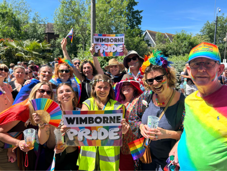 Wimborne holds first Pride celebration