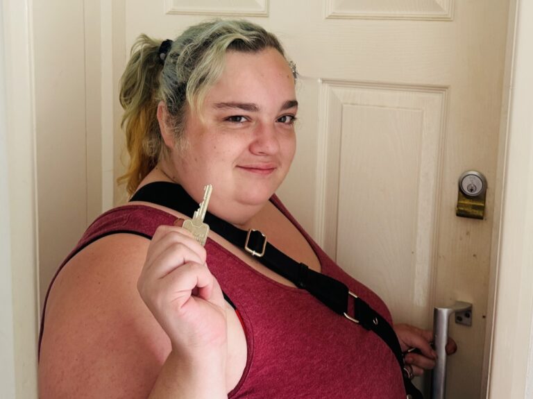 Woman rebuilds life after homelessness