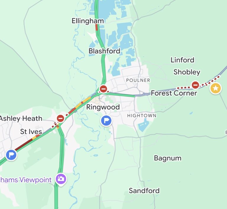 A31 eastbound remains closed