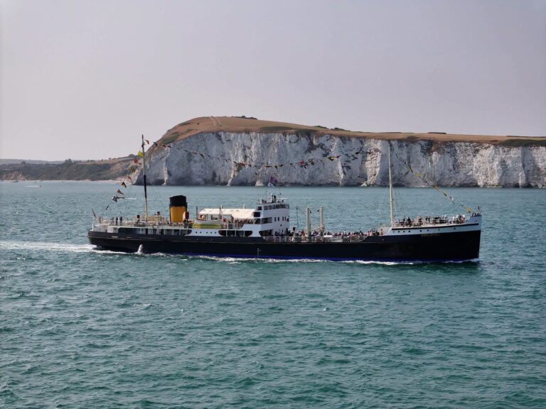Steamship Shieldhall visits Poole Quay