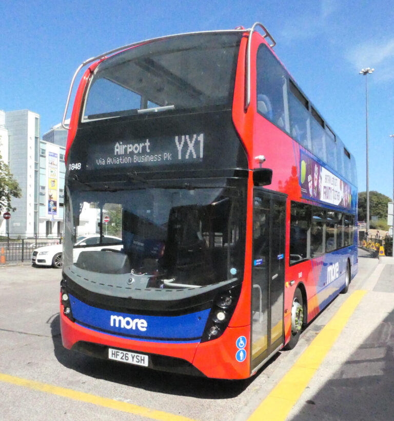 YX1 Bus Links Poole to Bournemouth Airport